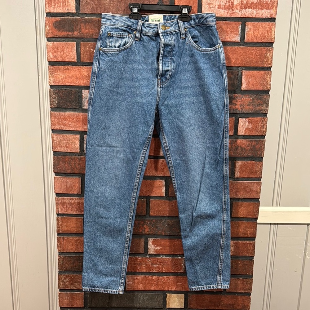 Sezane Blue Straight Leg Jeans